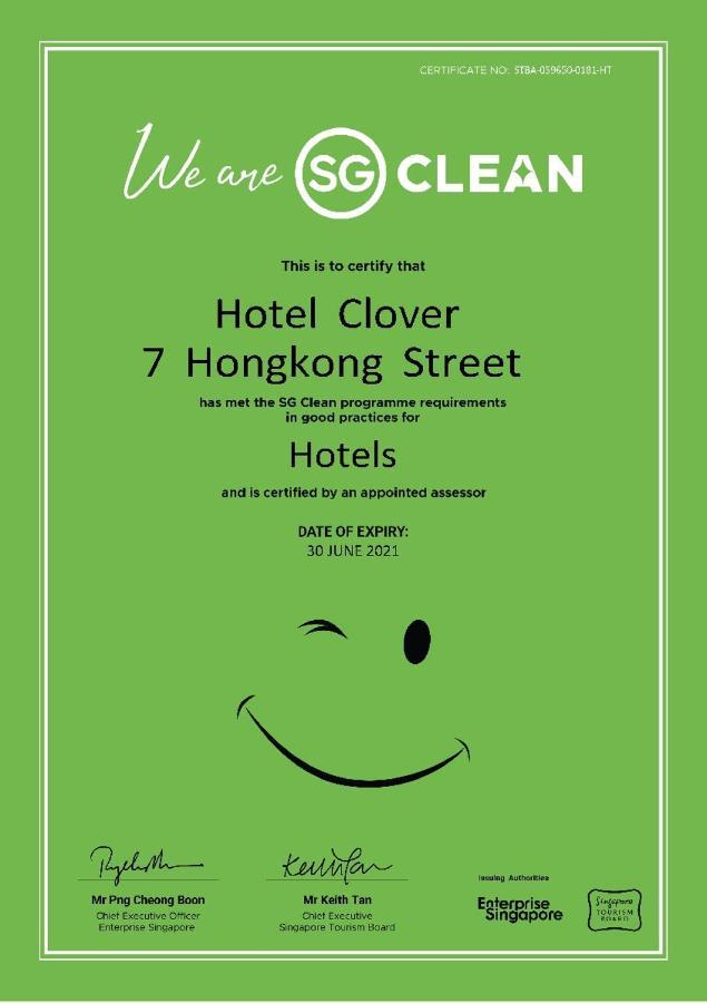 Hotel Clover 7 Singapura Exterior foto